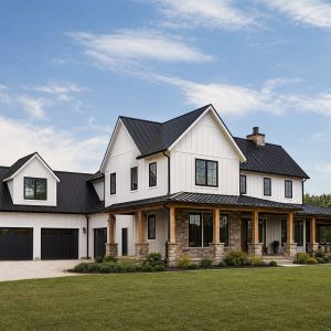 $743,750 Premier Equestrian-Inspired Modern Farmhouse: 3,327-Sq.-Ft. Four-Bedroom Custom Plan