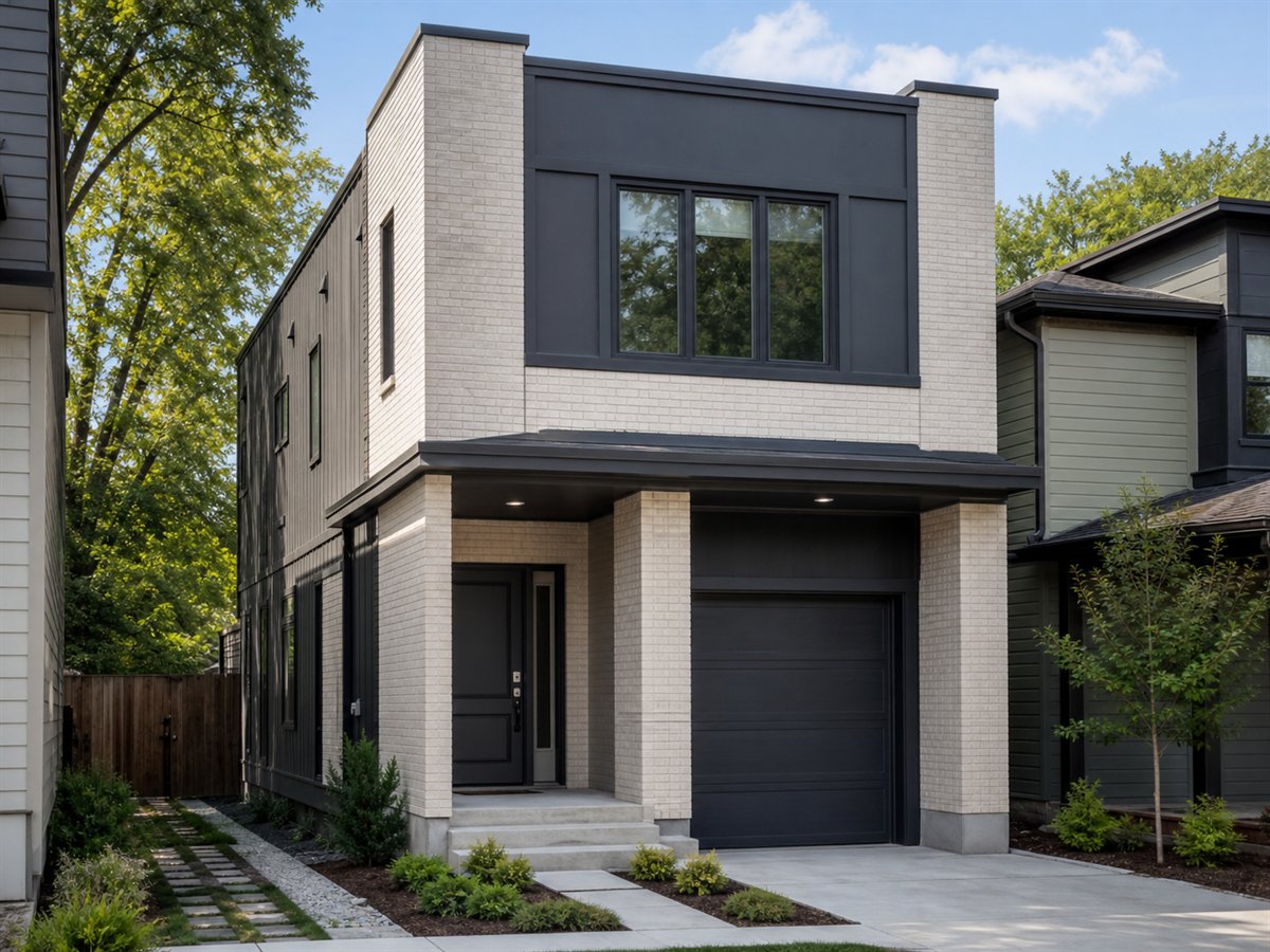 City Nook House 1331, a conceptual 1331-square-foot urban infill compact home with a $226,625 construction target