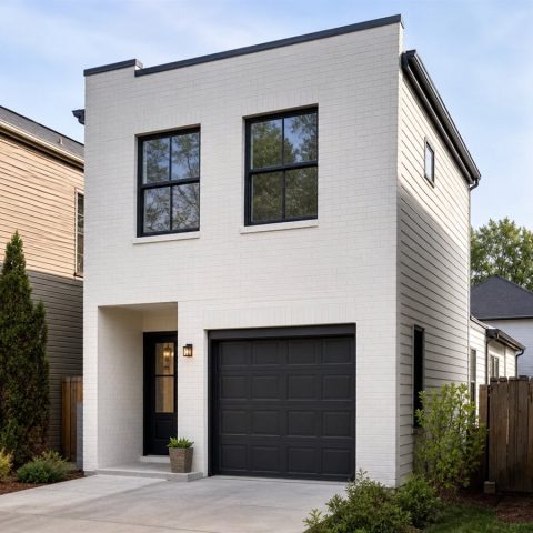 $227,625 Expanded Rowhouse-Inspired Detached Small Home: 1,332-Sq.-Ft. Three-Bedroom Plan
