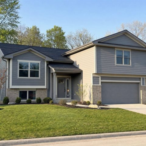 $253,125 Practical Contemporary Split-Level Family Home: 1,753-Sq.-Ft. Three-Bedroom Plan