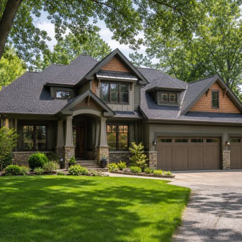 $756,250 Grand Custom Craftsman Home: 3,367-Sq.-Ft. Five-Bedroom Custom Plan