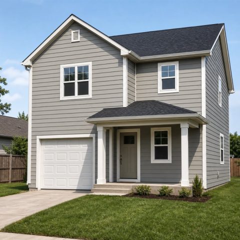 $228,625 Expanded Simple Two-Story Starter Home: 1,333-Sq.-Ft. Three-Bedroom Plan