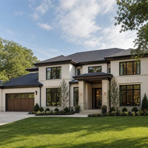 $758,750 Grand Transitional Two-Story Custom Home: 3,375-Sq.-Ft. Five-Bedroom Custom Plan