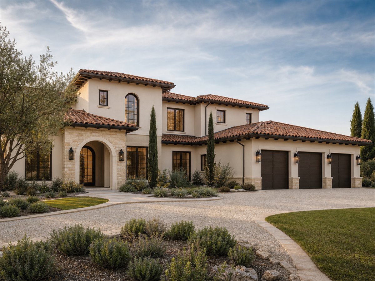 Solara Villa 3391, a conceptual 3391-square-foot Mediterranean-inspired custom villa with a $763,750 construction target