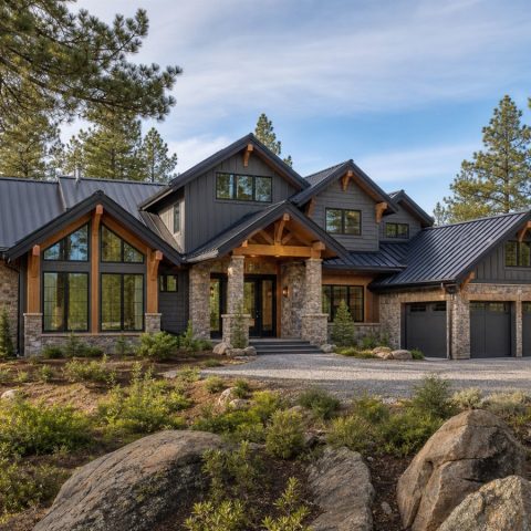 $766,250 Grand Mountain-Modern Custom Home: 3,399-Sq.-Ft. Five-Bedroom Custom Plan