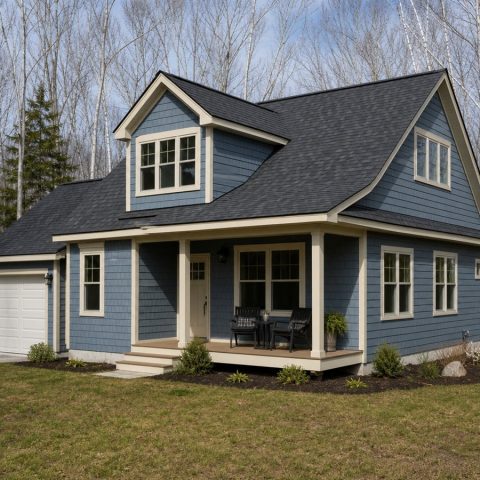 $233,625 Expanded Great Lakes-Region Small Cottage: 1,339-Sq.-Ft. Three-Bedroom Plan