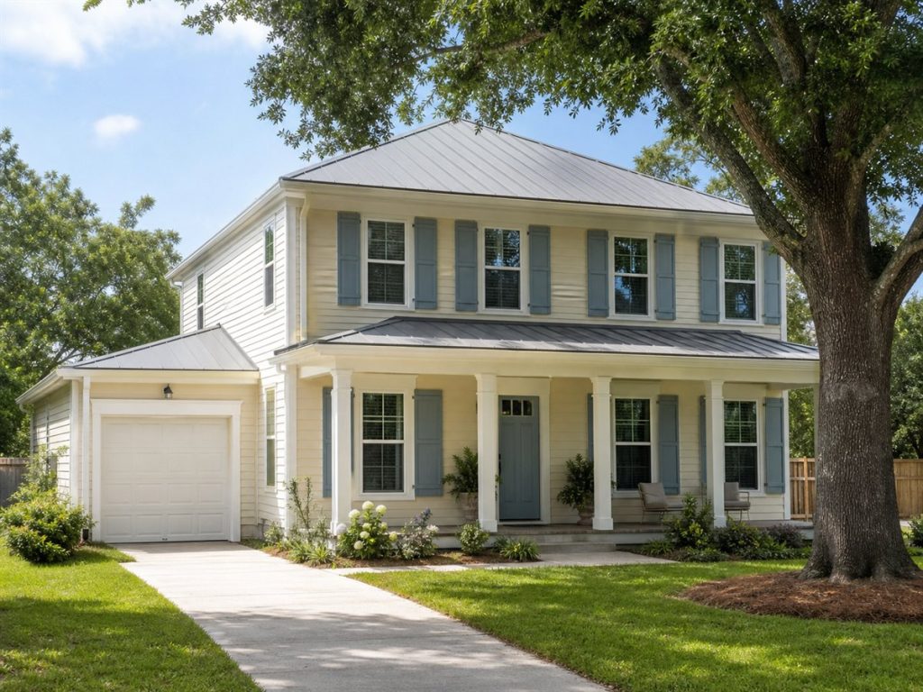 $260,625 Practical Southern Porch Family Home: 1,801-Sq.-Ft. Three-Bedroom Plan