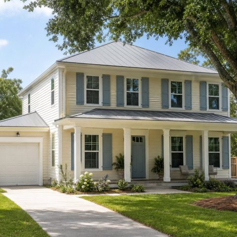 $260,625 Practical Southern Porch Family Home: 1,801-Sq.-Ft. Three-Bedroom Plan