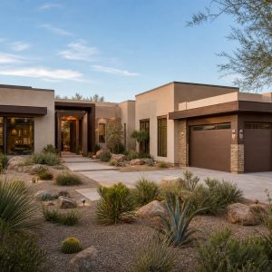 $771,250 Grand Desert-Modern Courtyard Home: 3,415-Sq.-Ft. Five-Bedroom Custom Plan