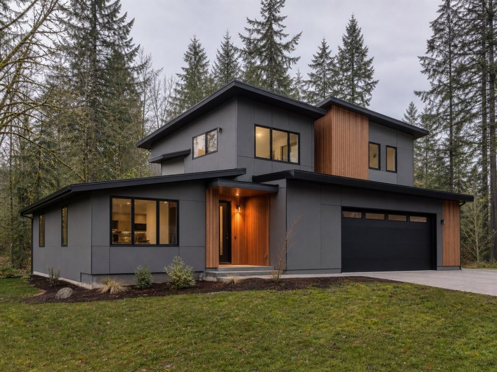 $263,125 Practical Pacific Northwest Contemporary Family Home: 1,803-Sq.-Ft. Three-Bedroom Plan