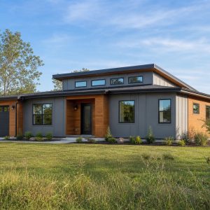 $237,625 Expanded Clerestory Small Home: 1,374-Sq.-Ft. Three-Bedroom Plan