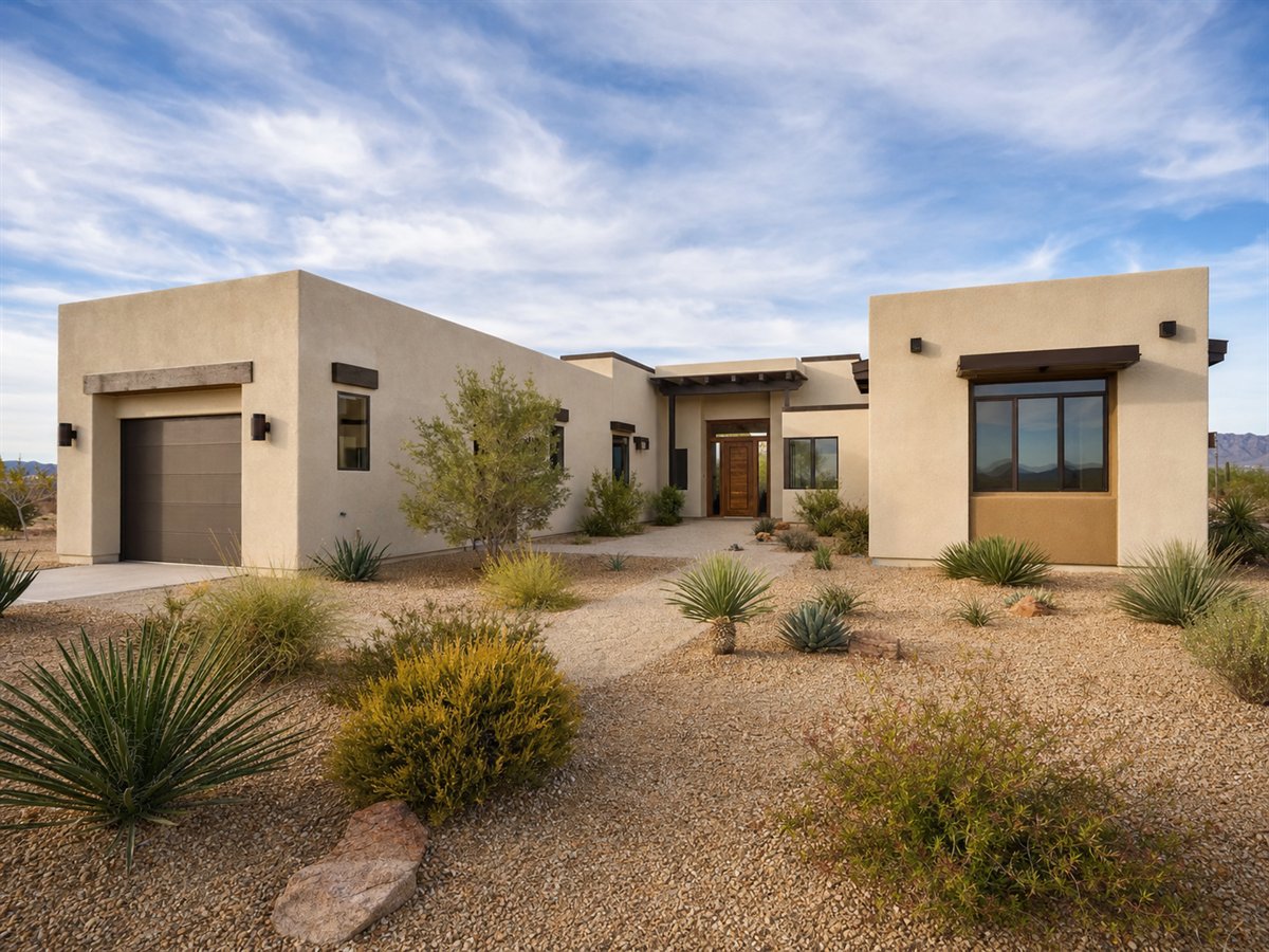 Saguaro Court House 1806, a conceptual 1806-square-foot desert courtyard family home with a $265,625 construction target