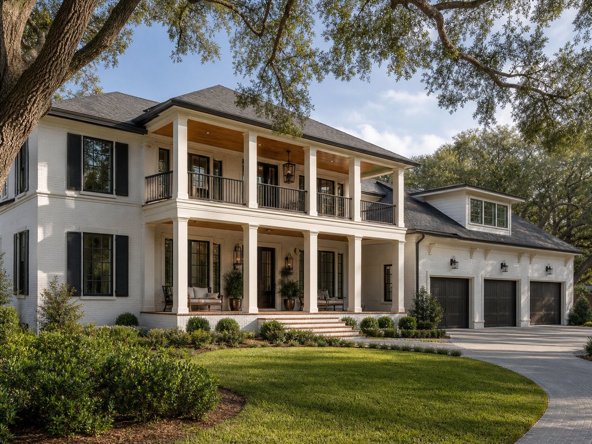Magnolia Hall 3455, a conceptual 3455-square-foot Southern-inspired custom home with a $783,750 construction target