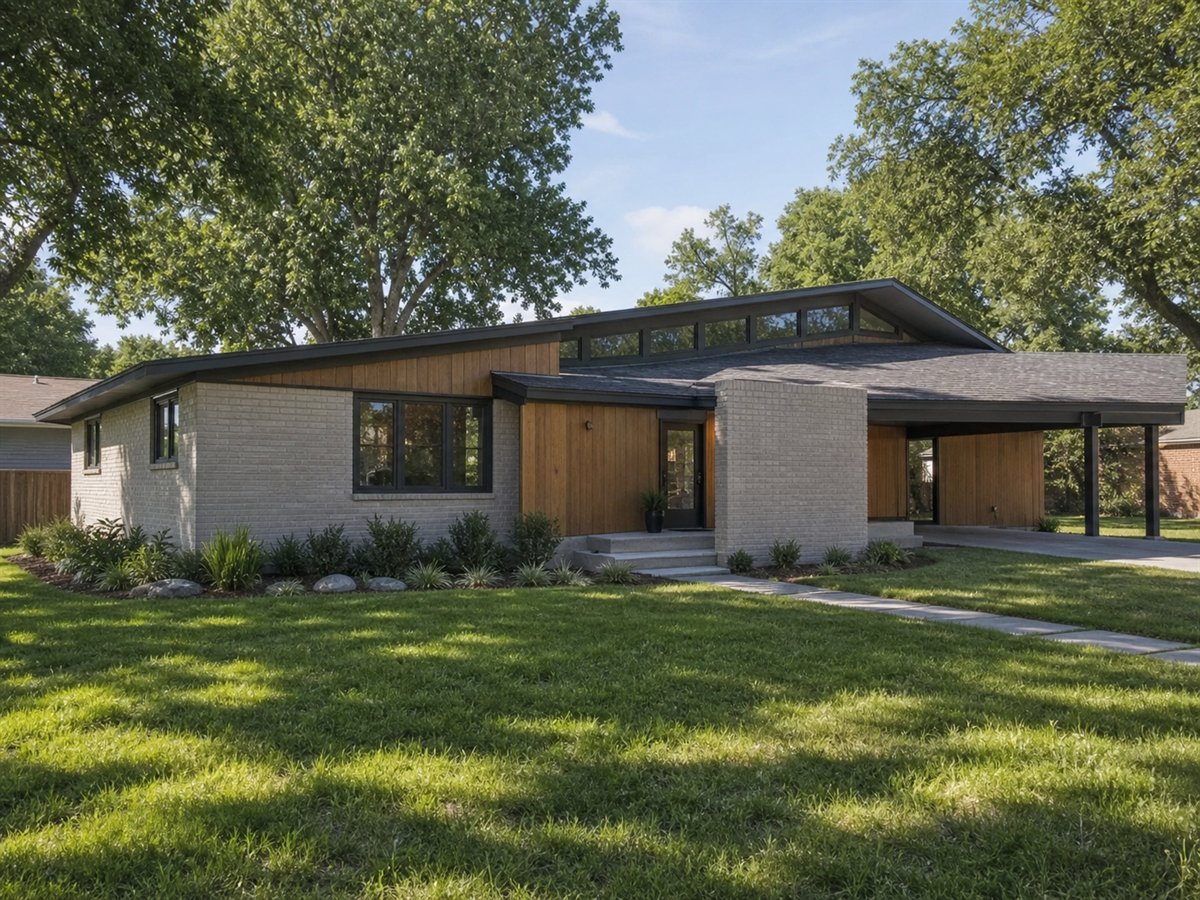 Cedarline Ranch 1808, a conceptual 1808-square-foot mid-century-inspired family ranch with a $268,125 construction target