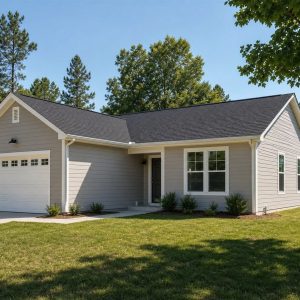 $242,625 Expanded L-Shaped Small Ranch: 1,411-Sq.-Ft. Three-Bedroom Plan