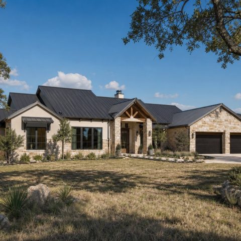 $793,750 Grand Texas Hill Country Custom Home: 3,487-Sq.-Ft. Five-Bedroom Custom Plan