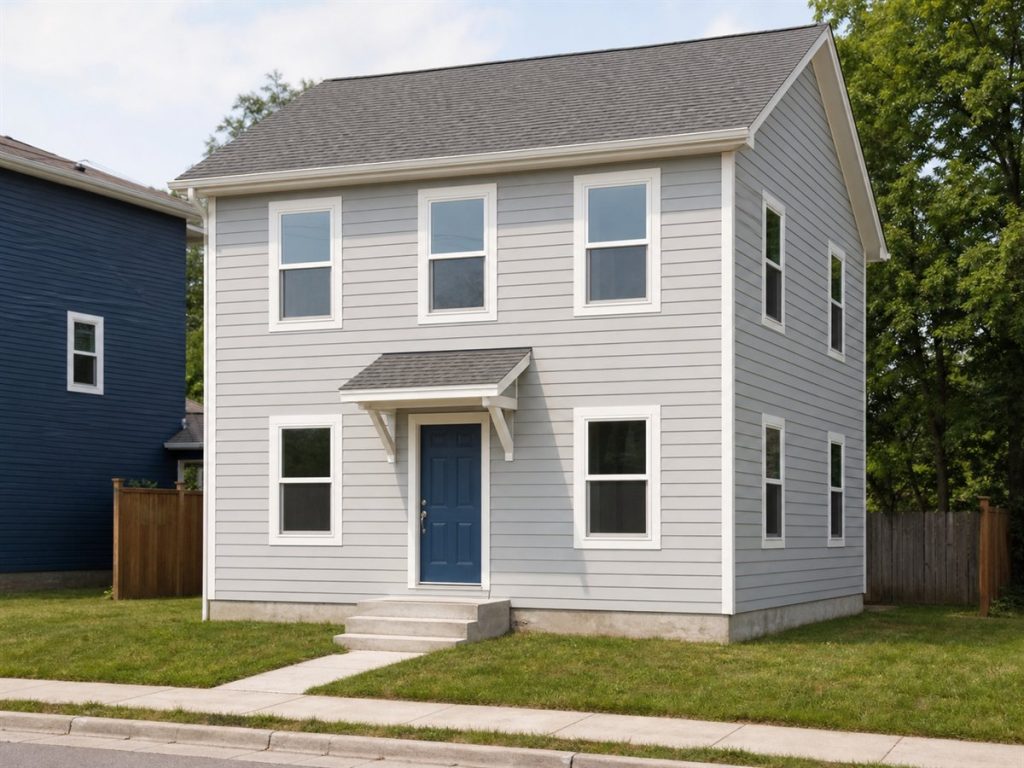 $233,500 Compact Two-Story Starter Home: 1,360-Sq.-Ft. Concept