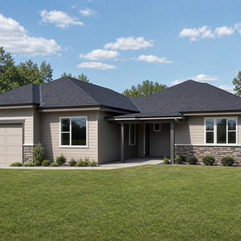 $248,625 Expanded Compact Multigenerational Home: 1,418-Sq.-Ft. Three-Bedroom Plan