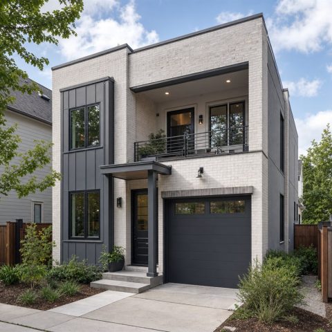 $279,375 Practical Urban Infill Family Home: 1,859-Sq.-Ft. Three-Bedroom Plan