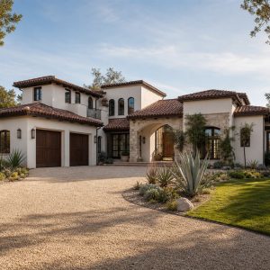 $821,250 Grand Spanish-Revival Custom Home: 3,575-Sq.-Ft. Five-Bedroom Custom Plan