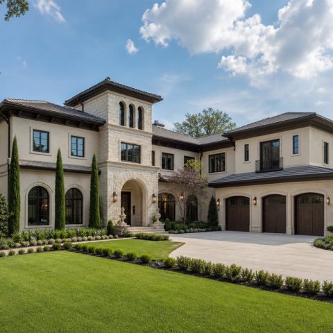 $823,750 Grand Italianate-Inspired Custom Villa: 3,583-Sq.-Ft. Five-Bedroom Custom Plan