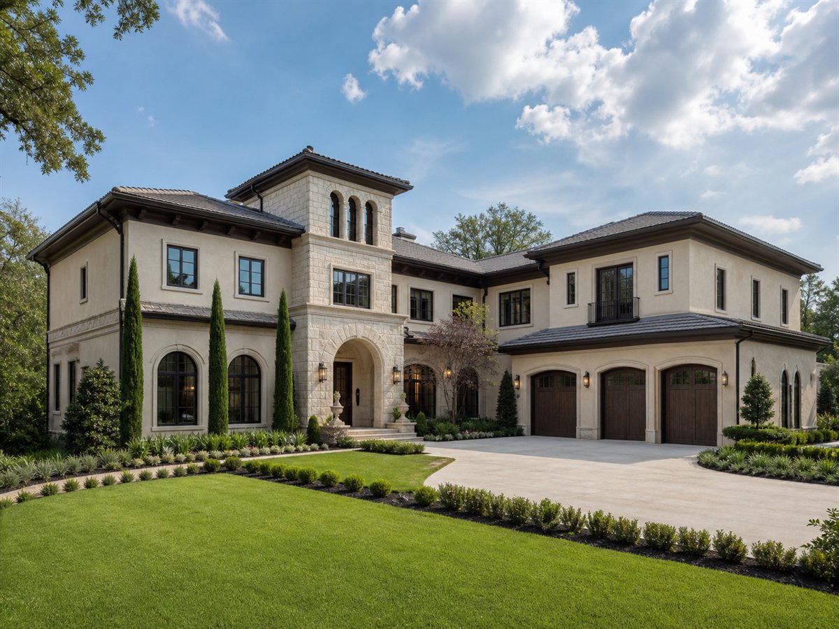 Villa Serafina 3583, a conceptual 3583-square-foot Italianate-inspired custom villa with a $823,750 construction target