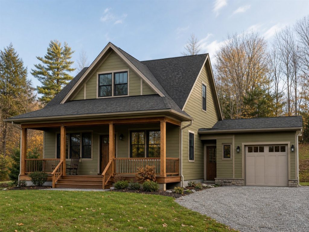 $291,875 Practical Mudroom-Focused Family Home: 1,952-Sq.-Ft. Three-Bedroom Plan