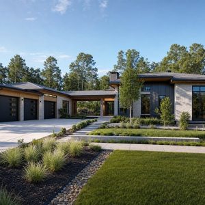 $836,250 Grand Modern Courtyard Luxury Ranch: 3,623-Sq.-Ft. Five-Bedroom Custom Plan