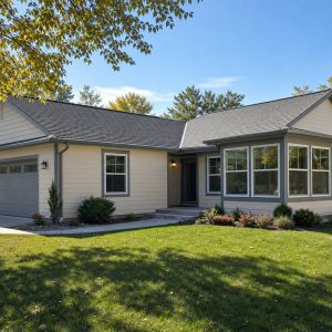 $294,375 Practical Sunroom Family Ranch: 1,954-Sq.-Ft. Three-Bedroom Plan