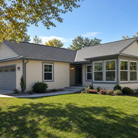 $294,375 Practical Sunroom Family Ranch: 1,954-Sq.-Ft. Three-Bedroom Plan