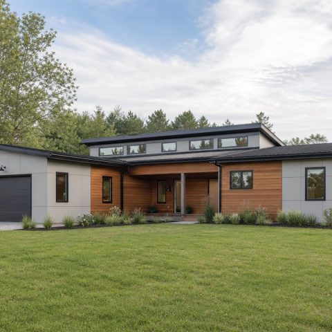 $295,625 Practical Clerestory Contemporary Family Home: 1,956-Sq.-Ft. Three-Bedroom Plan
