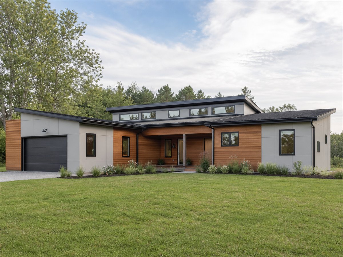 Highlight House 1956, a conceptual 1956-square-foot clerestory contemporary family home with a $295,625 construction target