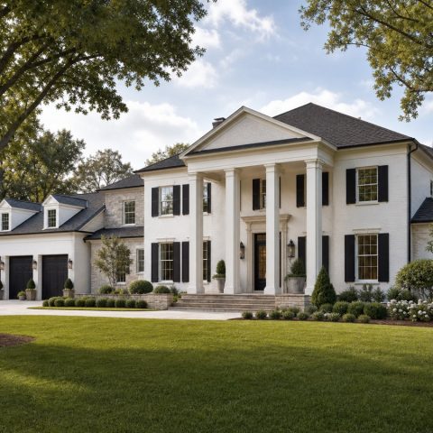 $841,250 Grand Greek Revival Custom Home: 3,639-Sq.-Ft. Five-Bedroom Custom Plan