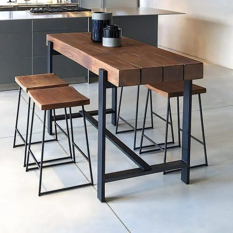 Industrial Wood-and-Metal Coffee Table Guide