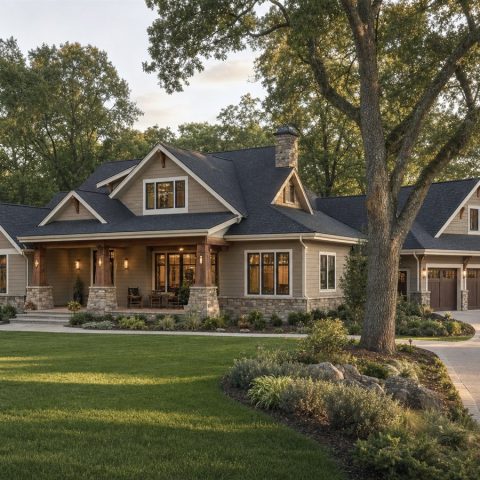 $851,250 Grand Luxury Bungalow Estate: 3,671-Sq.-Ft. Five-Bedroom Custom Plan