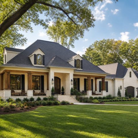 $856,250 Grand Acadian-Inspired Custom Home: 3,687-Sq.-Ft. Five-Bedroom Custom Plan