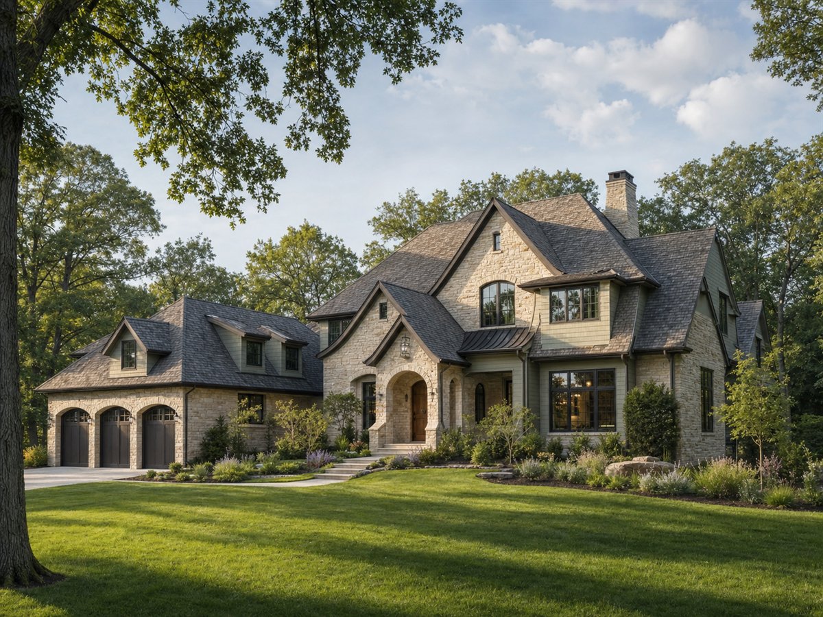 Wyndmere Stone Cottage 3711, a conceptual 3711-square-foot stone-cottage luxury estate with a $863,750 construction target