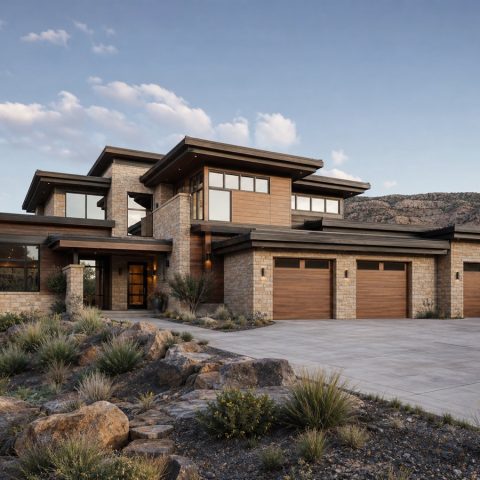$871,250 Grand Canyon Contemporary Custom Home: 3,735-Sq.-Ft. Five-Bedroom Custom Plan