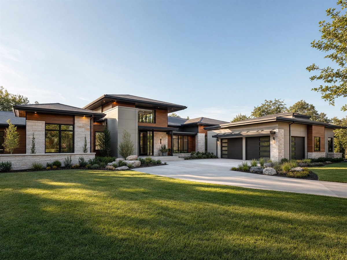 Horizon Ranch 3759, a conceptual 3759-square-foot contemporary luxury ranch with a $878,750 construction target