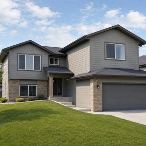 $315,625 Growing Contemporary Split-Level Family Home: 2,056-Sq.-Ft. Four-Bedroom Plan