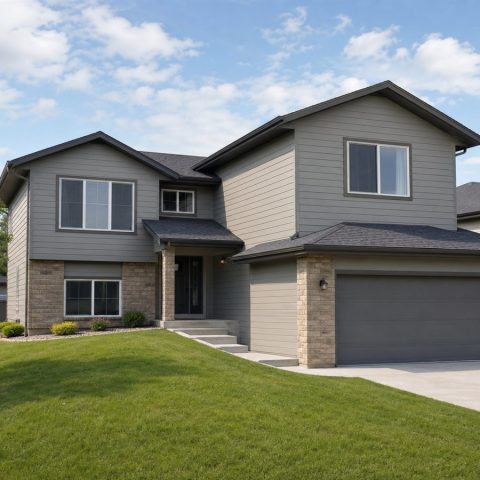 $315,625 Growing Contemporary Split-Level Family Home: 2,056-Sq.-Ft. Four-Bedroom Plan