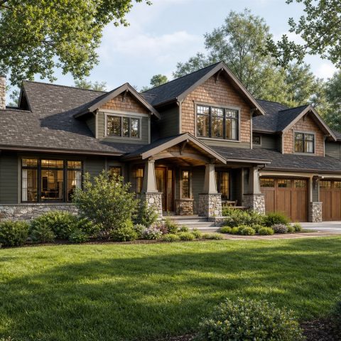 $881,250 Bespoke Custom Craftsman Home: 3,767-Sq.-Ft. Five-Bedroom Custom Plan