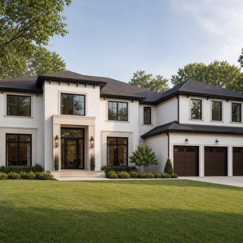 $883,750 Bespoke Transitional Two-Story Custom Home: 3,775-Sq.-Ft. Five-Bedroom Custom Plan