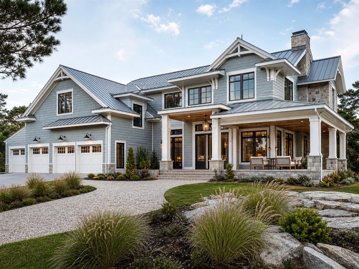 Bluewater Retreat 3783, a conceptual 3783-square-foot coastal luxury retreat with a $886,250 construction target