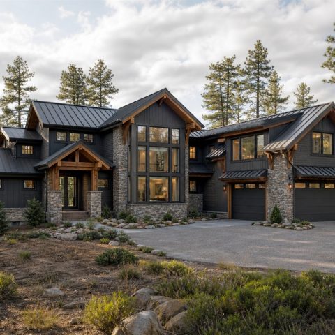 $891,250 Bespoke Mountain-Modern Custom Home: 3,799-Sq.-Ft. Five-Bedroom Custom Plan
