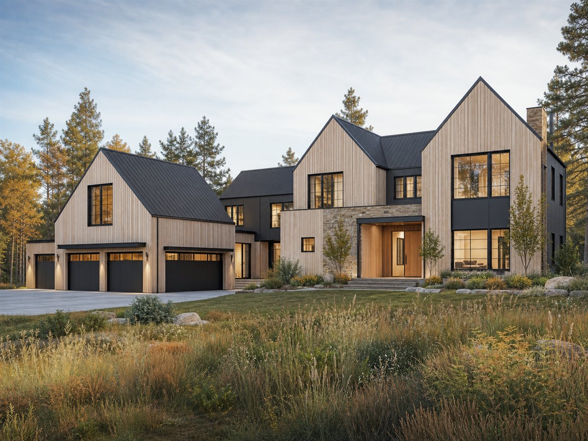 Nordhaven House 3807, a conceptual 3807-square-foot Scandinavian-inspired luxury home with a $893,750 construction target