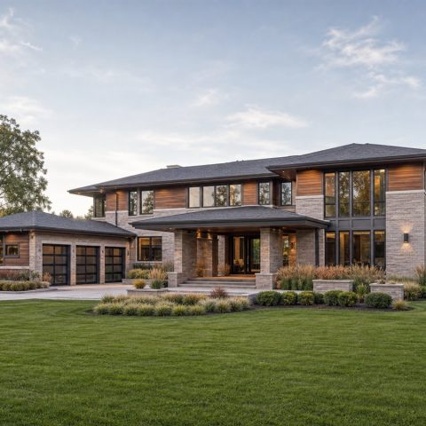 $898,750 Bespoke Prairie-Inspired Custom Estate: 3,823-Sq.-Ft. Five-Bedroom Custom Plan