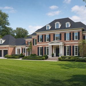 $906,250 Bespoke Georgian Colonial Custom Home: 3,847-Sq.-Ft. Five-Bedroom Custom Plan