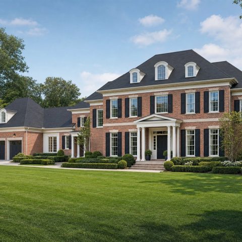 $906,250 Bespoke Georgian Colonial Custom Home: 3,847-Sq.-Ft. Five-Bedroom Custom Plan