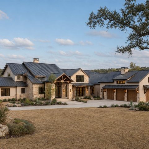 $918,750 Bespoke Texas Hill Country Custom Home: 3,887-Sq.-Ft. Five-Bedroom Custom Plan